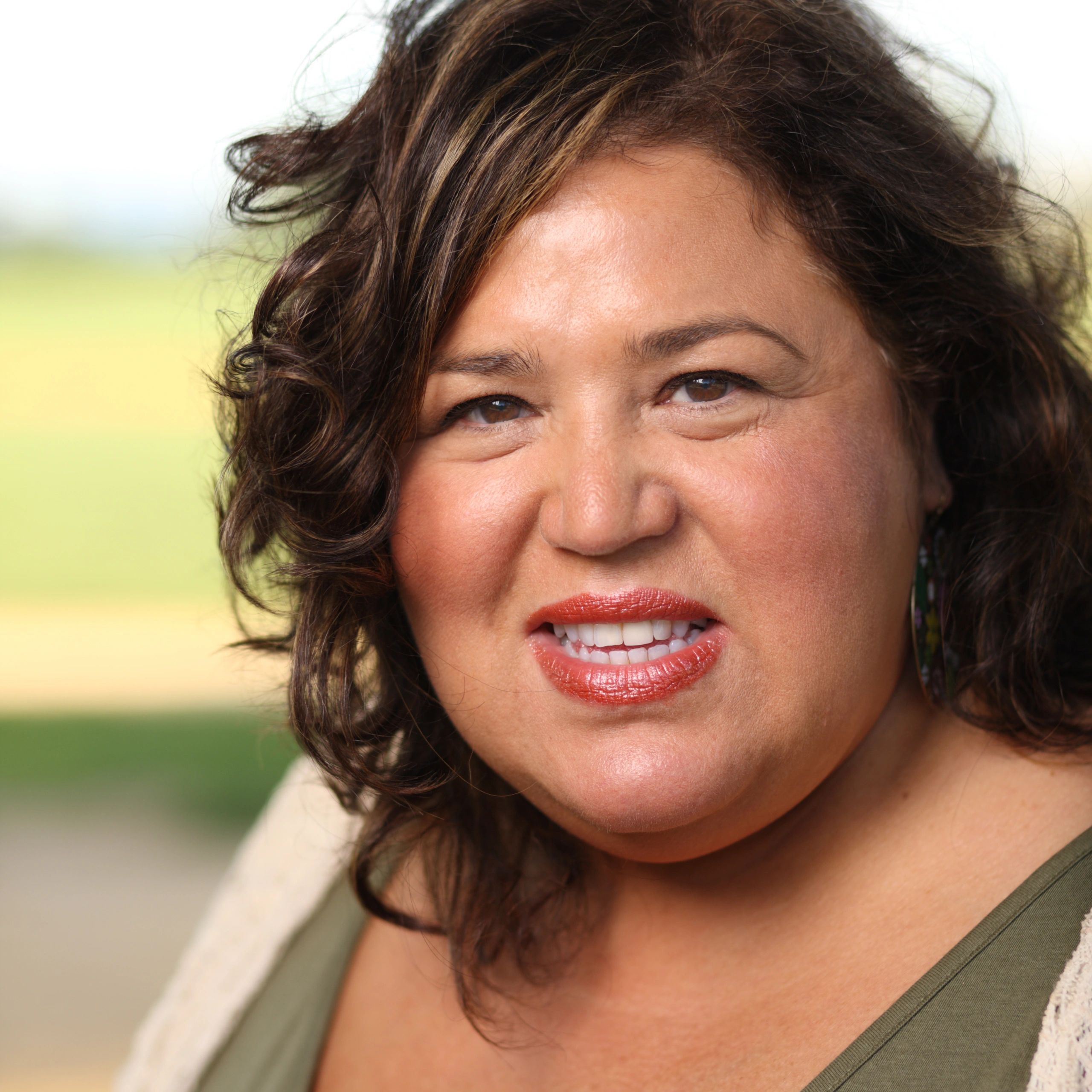 Smiling client headshot