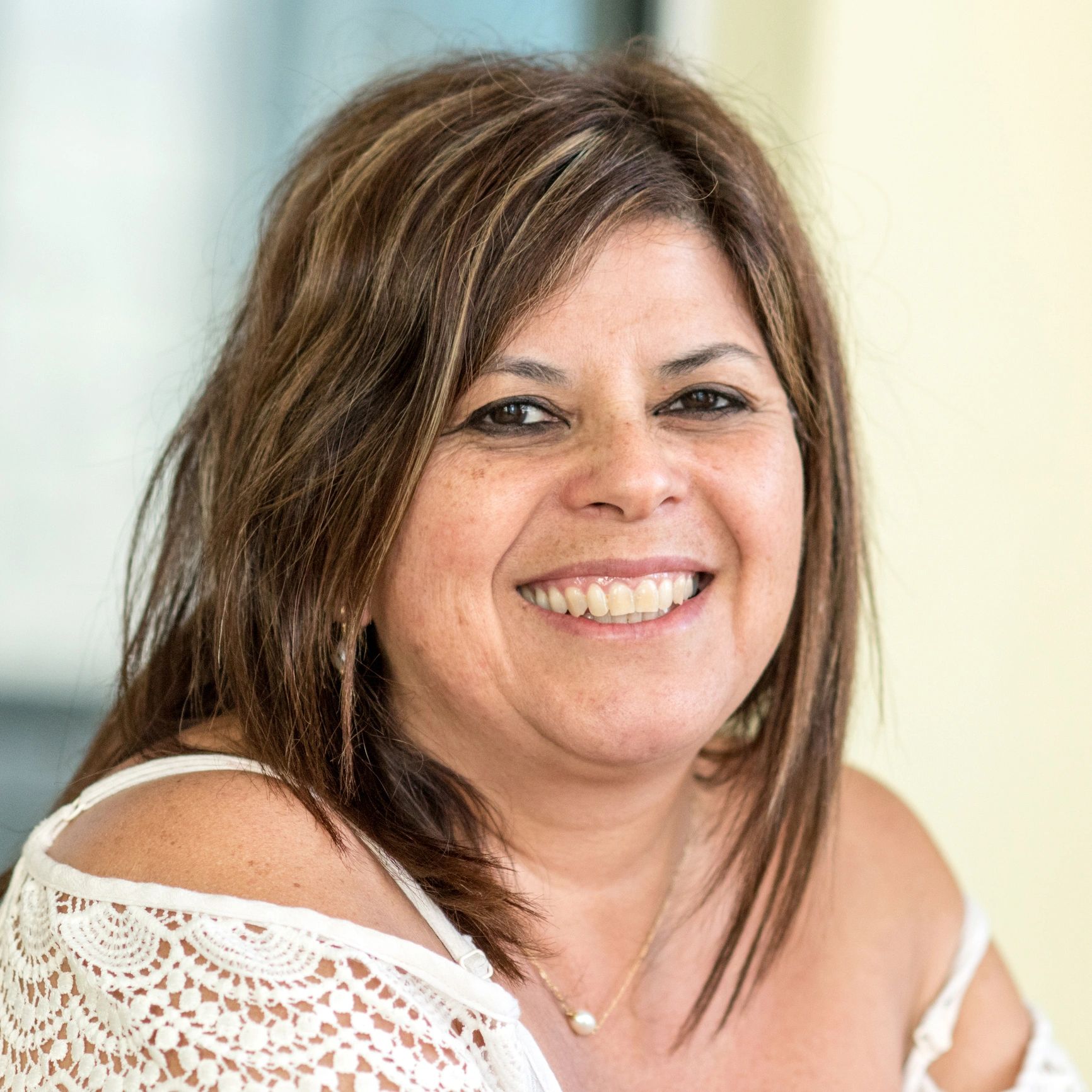 Smiling client headshot