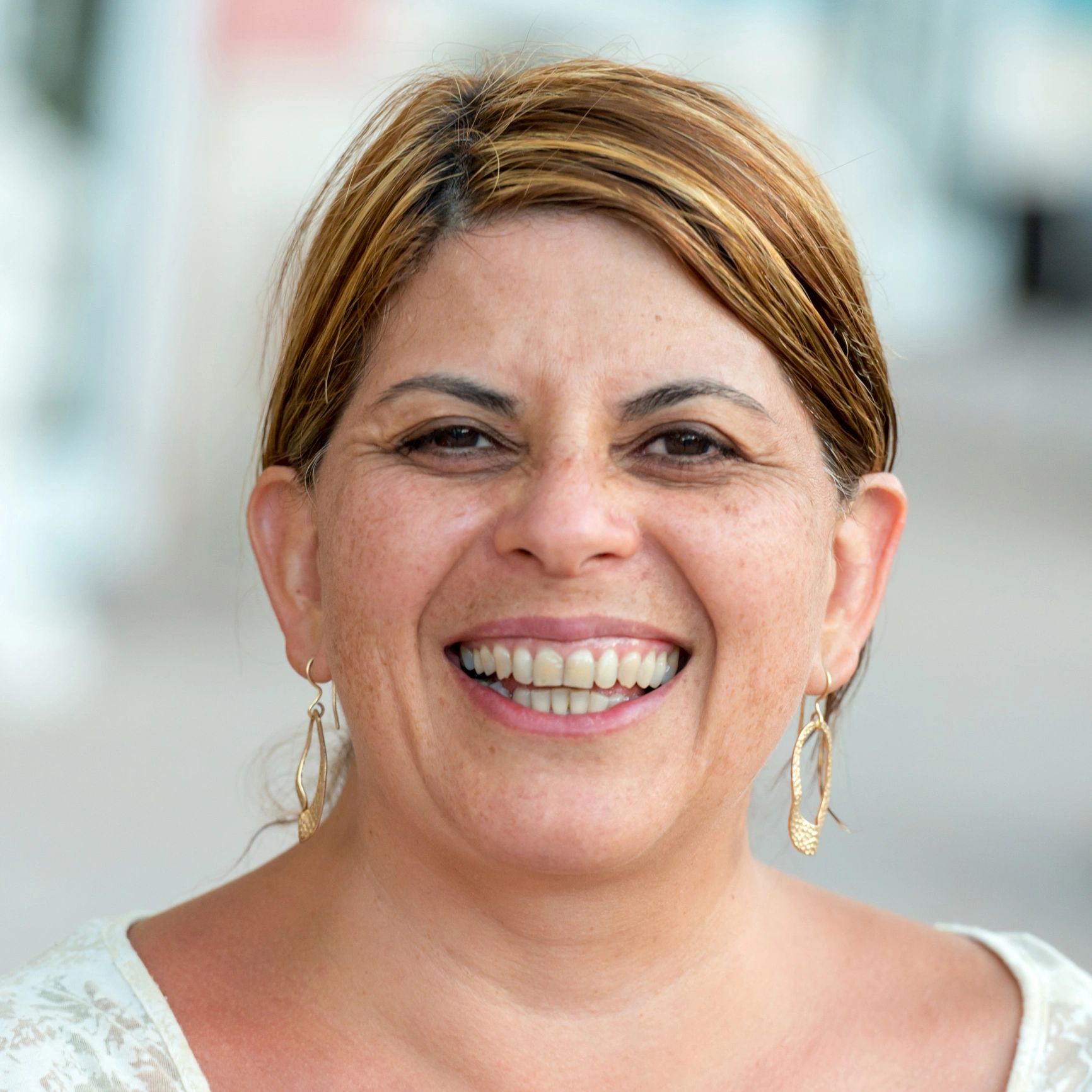 Smiling client headshot